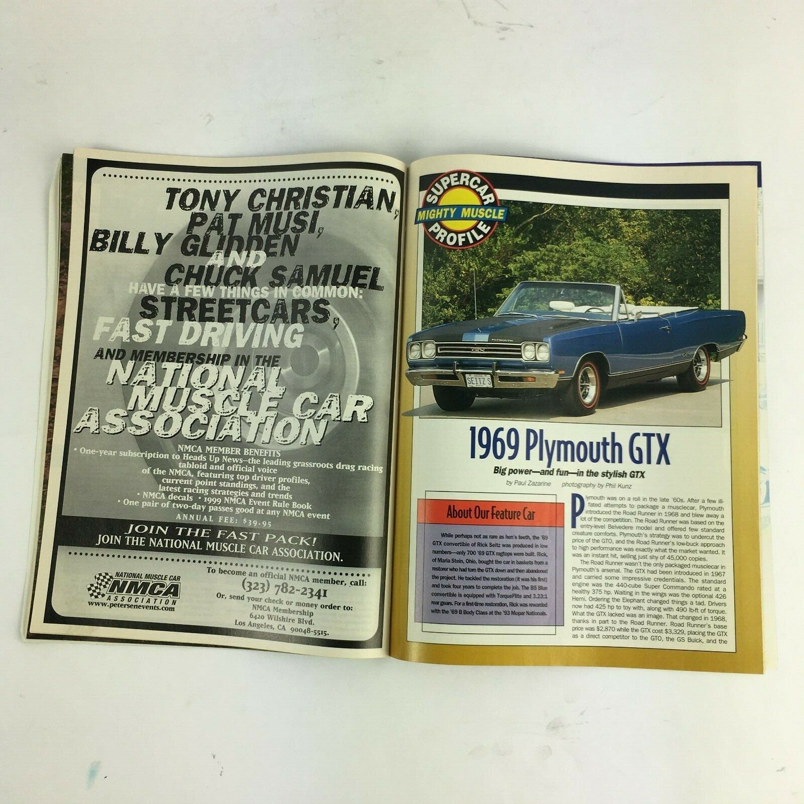 January 2000 Muscle Car Magazine Factory Freakes Mystery Power steering Fix
