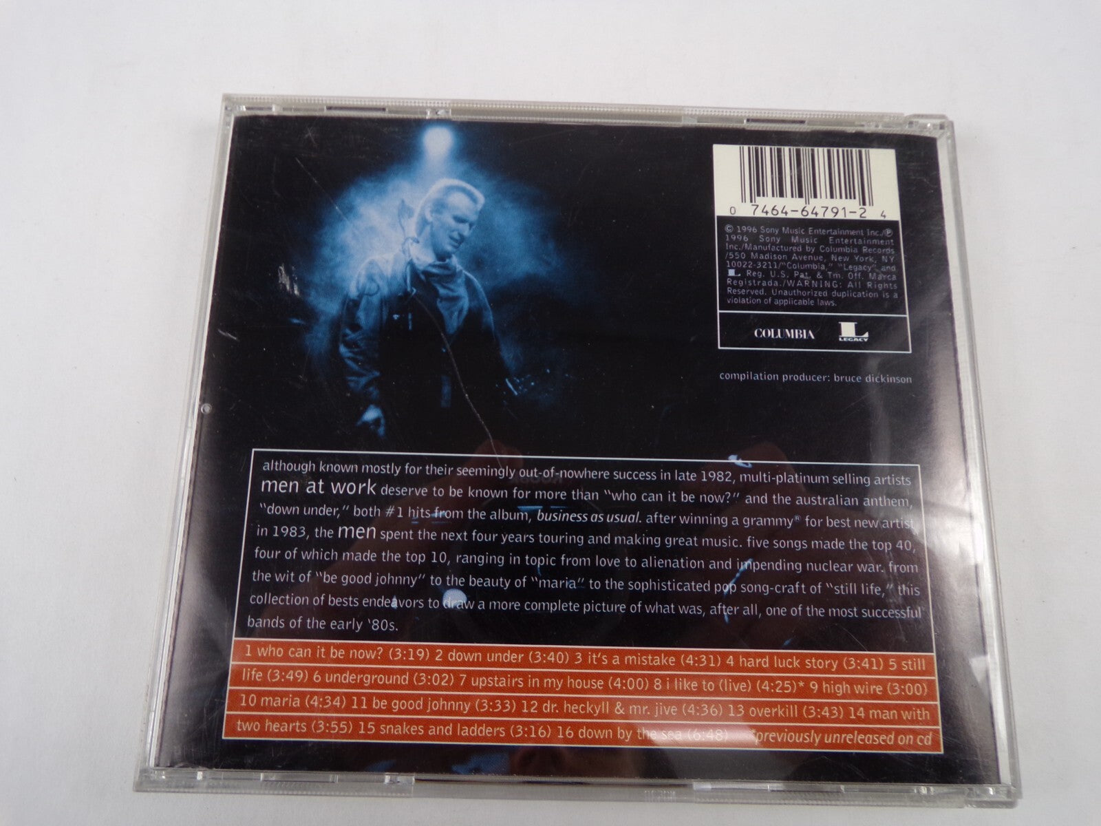 Contraband The Best Of Men At Work Deserve To Be Know For More Than Who CD#58