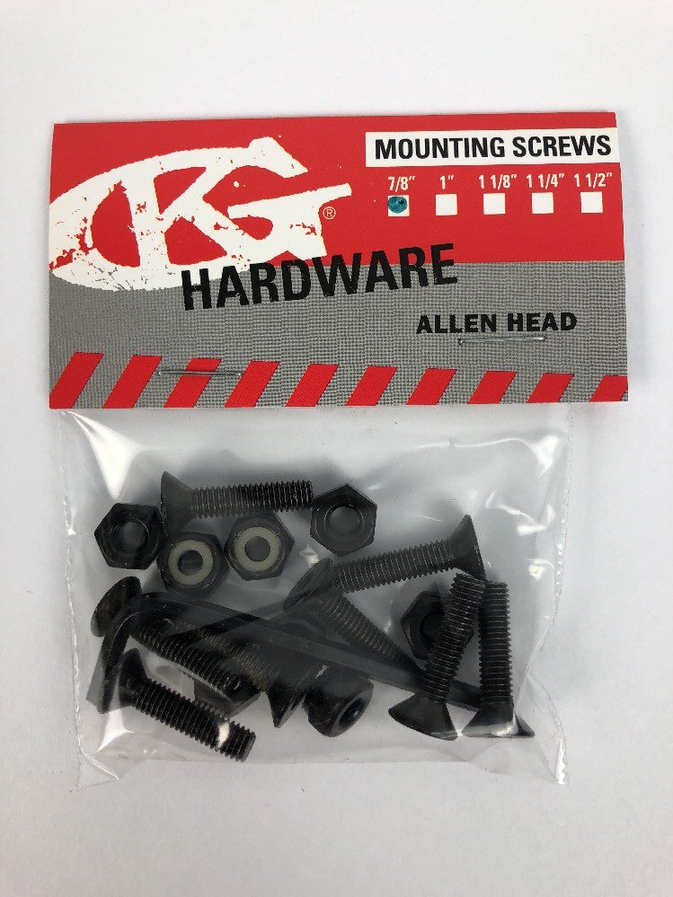 7/8" Skateboard Hardware By Grind King Grindking OEM Allen Head Glitter Top