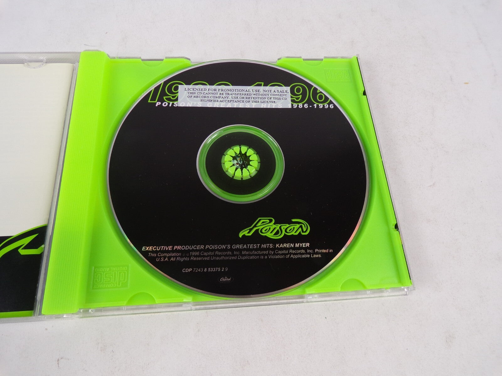 Poisons Greatest Hits Lay Your Body Down Every Rose Has Its Thorn CD#55