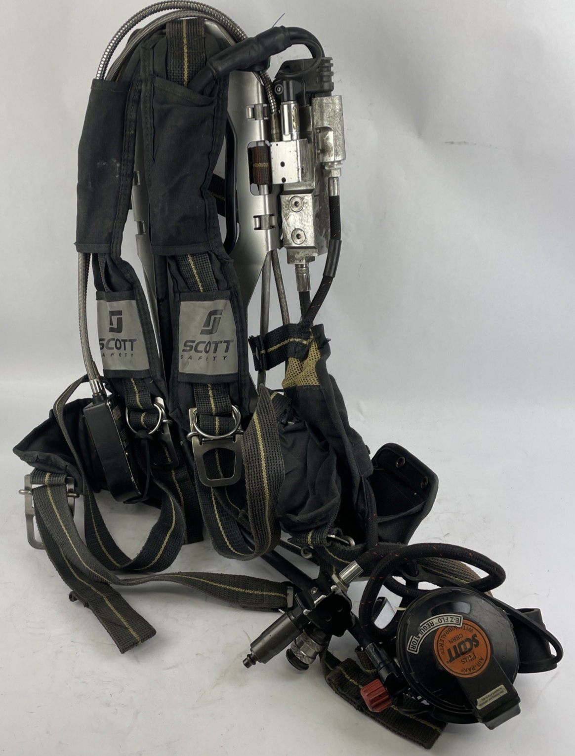 SCOTT SAFETY 4.5 4500 SCBA Air Pack Harness EZ-Flow Air Pak Plus with Sensor Q