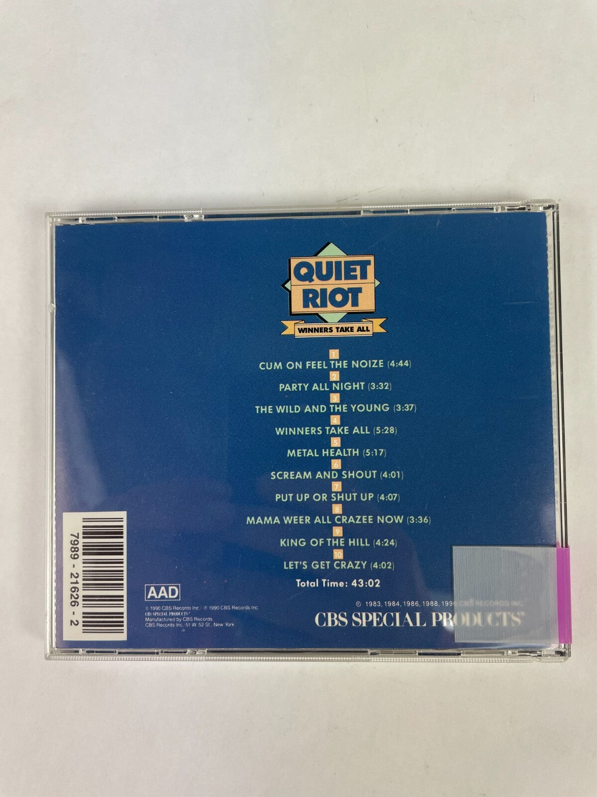 Quiet Riot CD #5