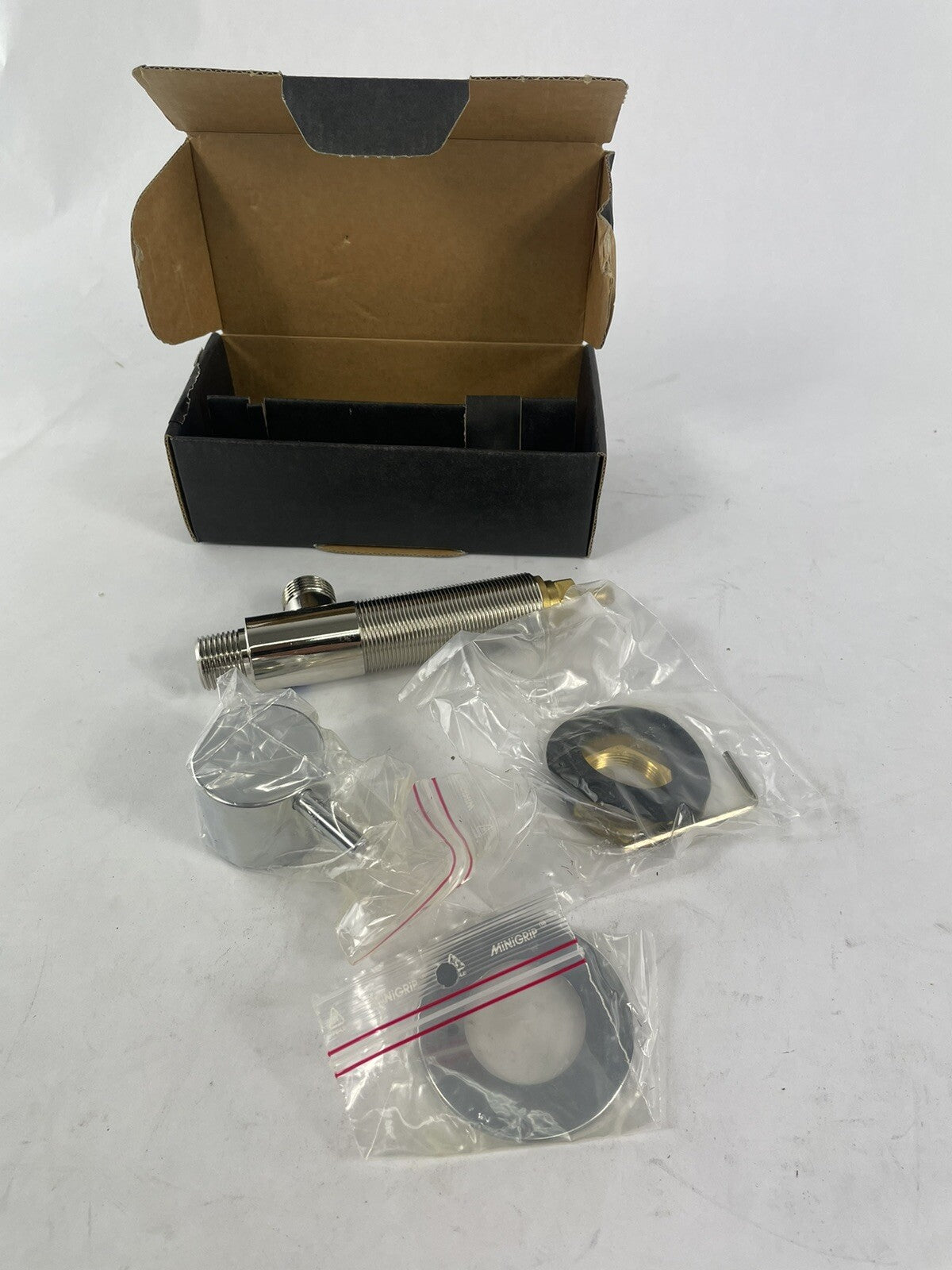 Vola S50D polished chrome stop valve without non-return valve
