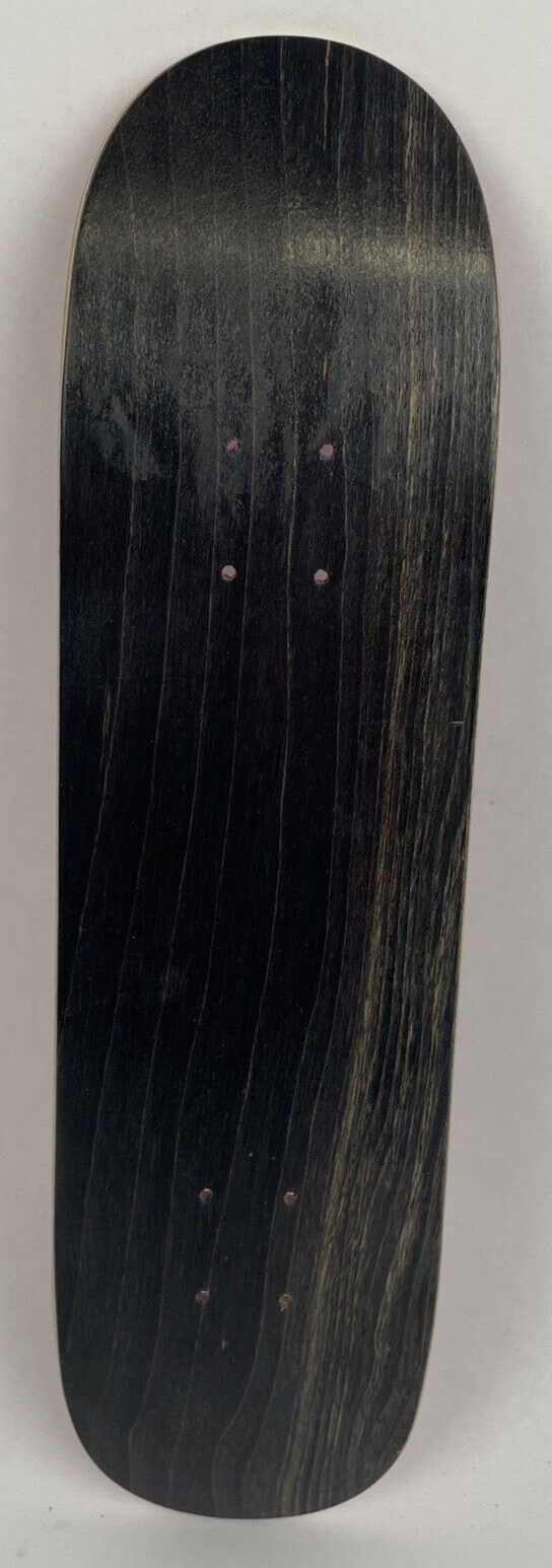 Blank Canadian maple miniature finger skateboard deck measuring 10.5 cm by 2.75 cm with 4.25 cm wheelbase.