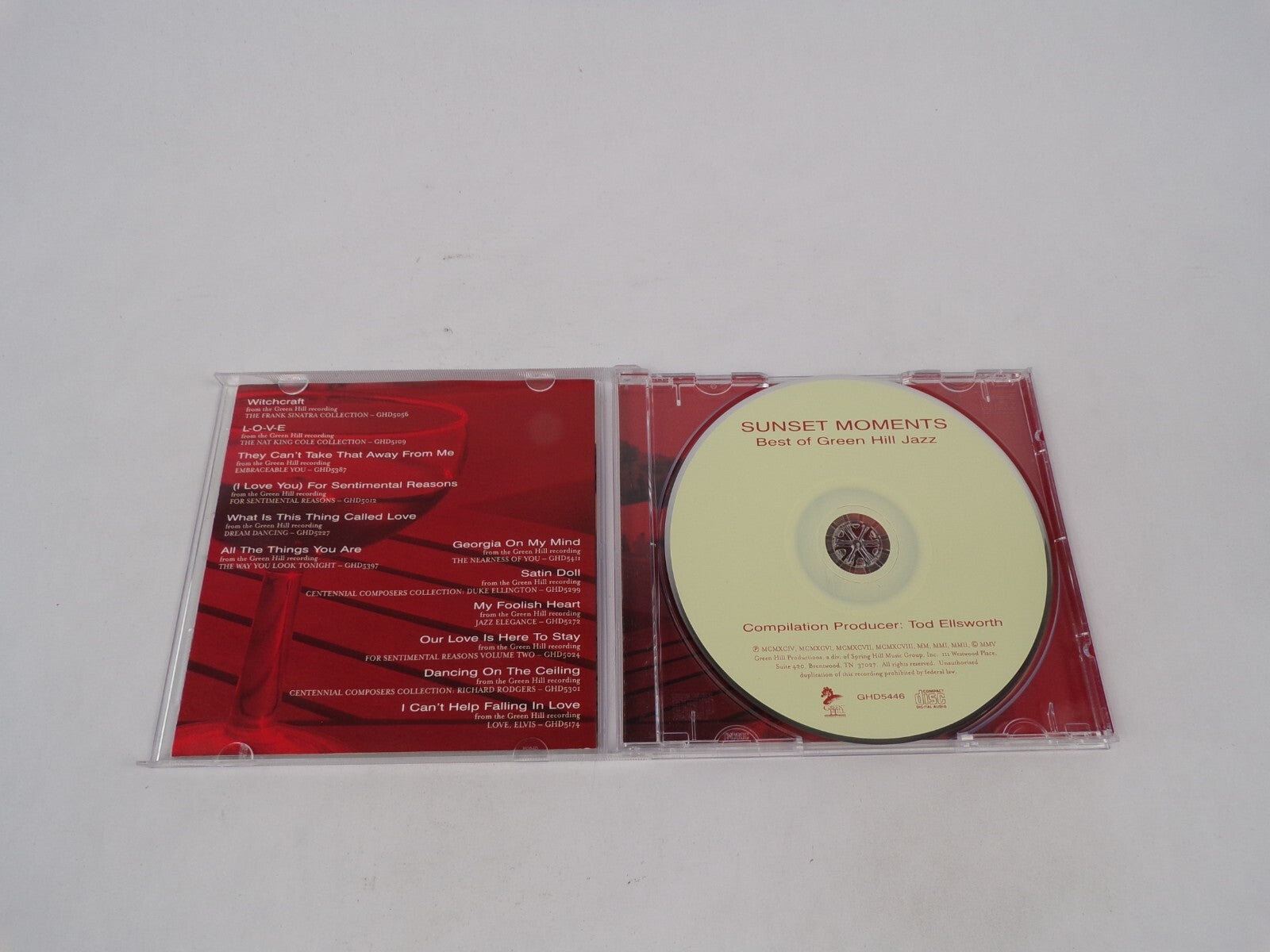 Sunset Moments Featuring The Best Of Green Hill Jazz Witchcraft L-O-V-E TheCD#69