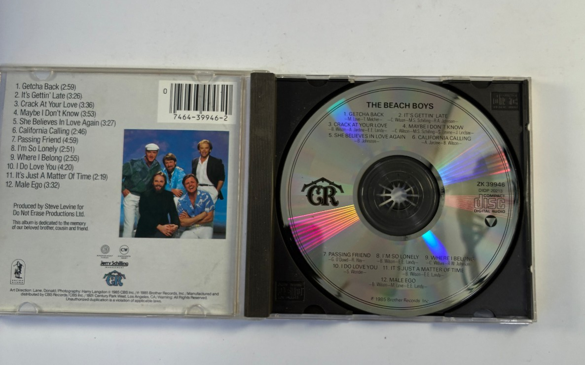 The Beach Boys Self Titled Caribou CD 1985
