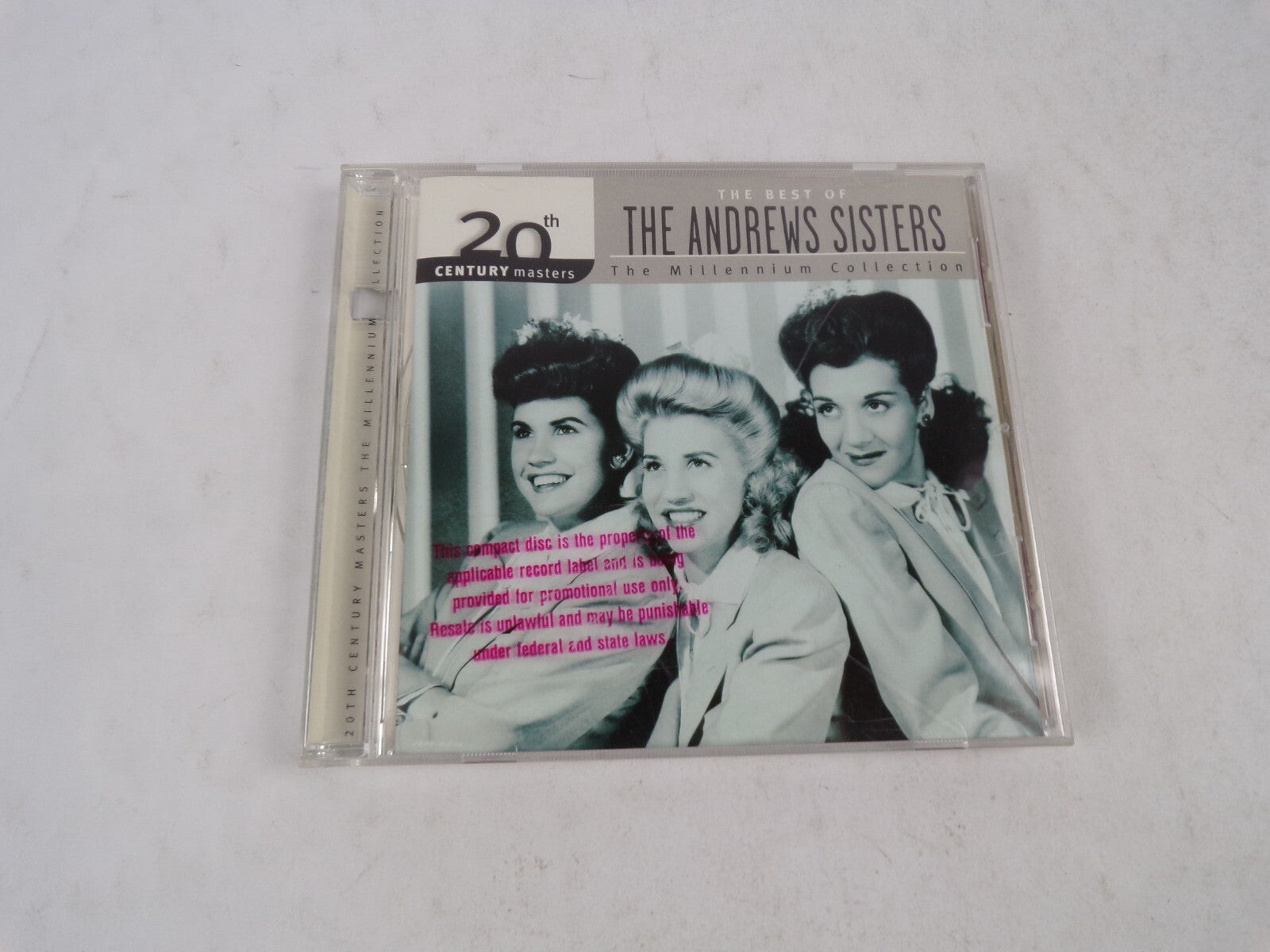 The Best Of The Andrews Sisters The Millennium Collection Bei Mir Bist Du CD#31