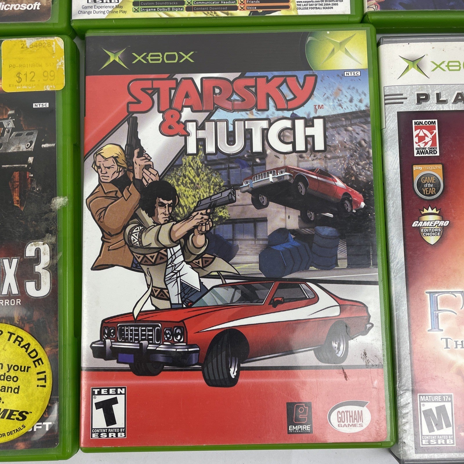 X Box One Games Lot (8) NBA NCAA Football FABLE GTA III Transworld Surf Starsky