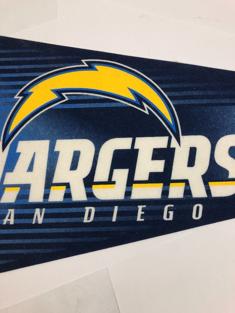 Vintage Wincraft San Diego Chargers Pennant Banner  Get It While You Can La Fans