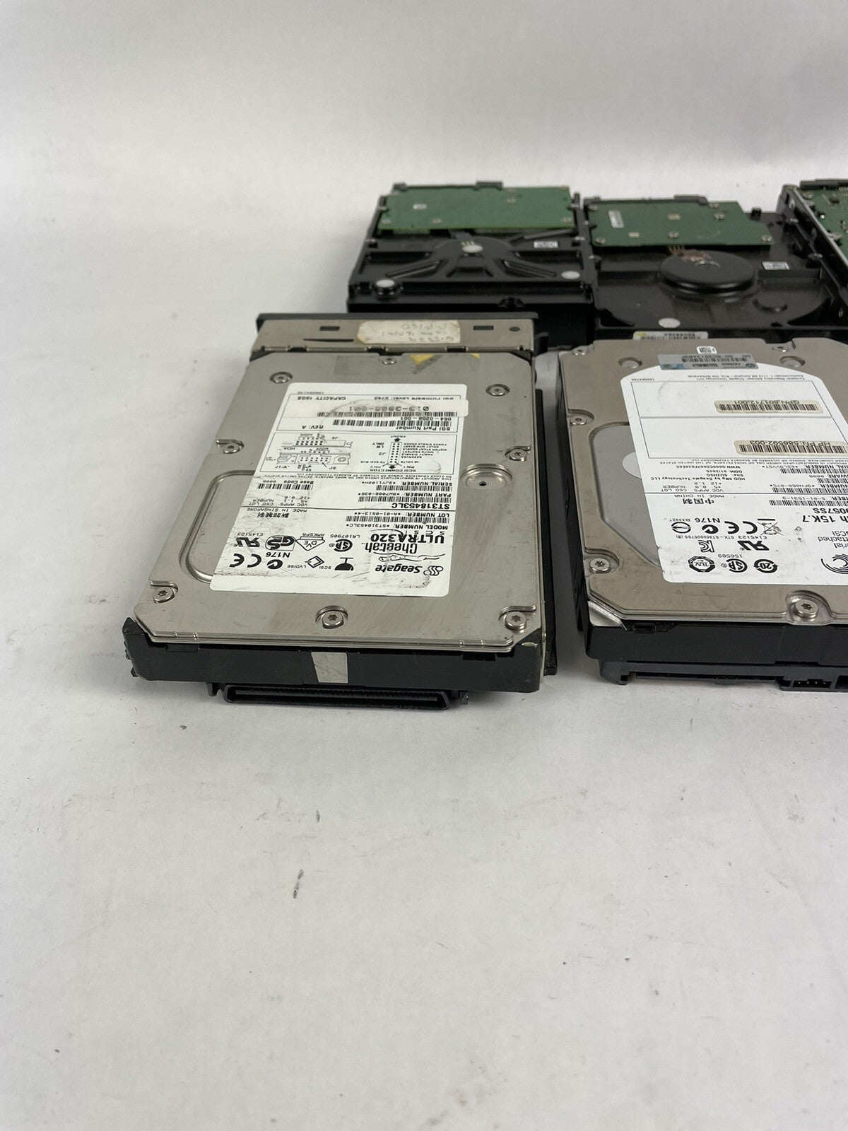 LOT OF 6 - Assorted Seagate  Hard Drives - 3.5" HDD - Cheetah - Barracuda