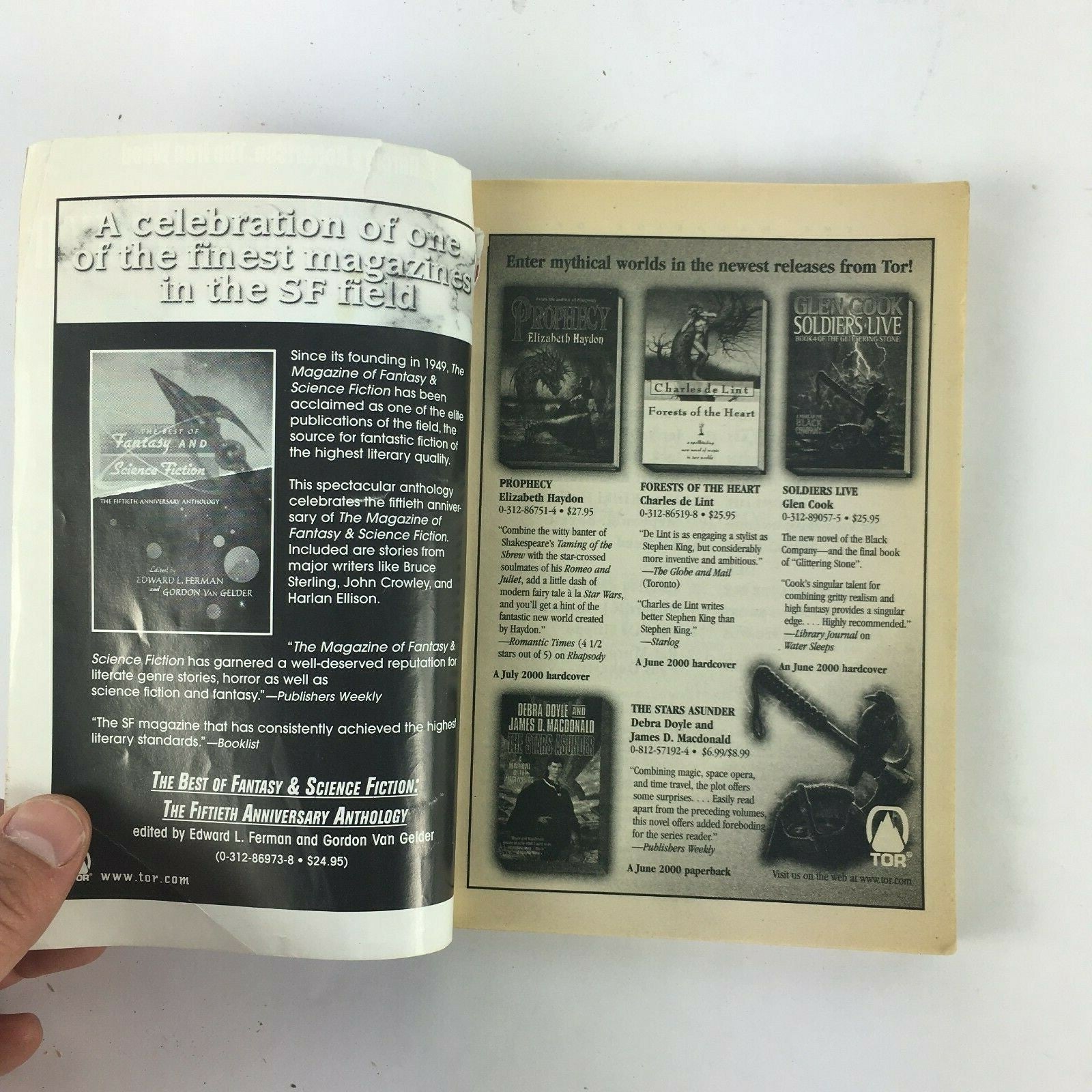 August Fantasy & Science Fiction Albert Cowdrey Jack Dann Jerry Oltion Kit Reed