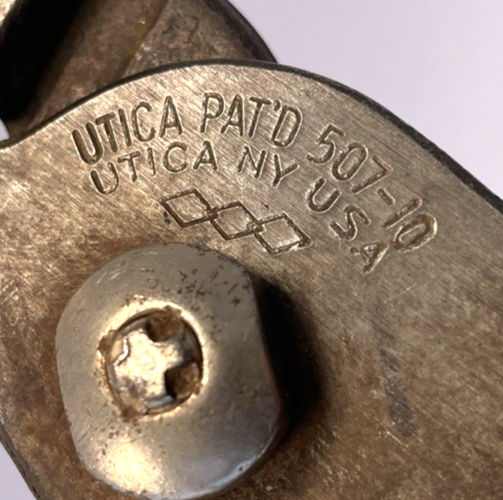 Vintage UTICA 507-10 USA Channel Lock Pliers Slip Joint Parrot Nose Nut Buster