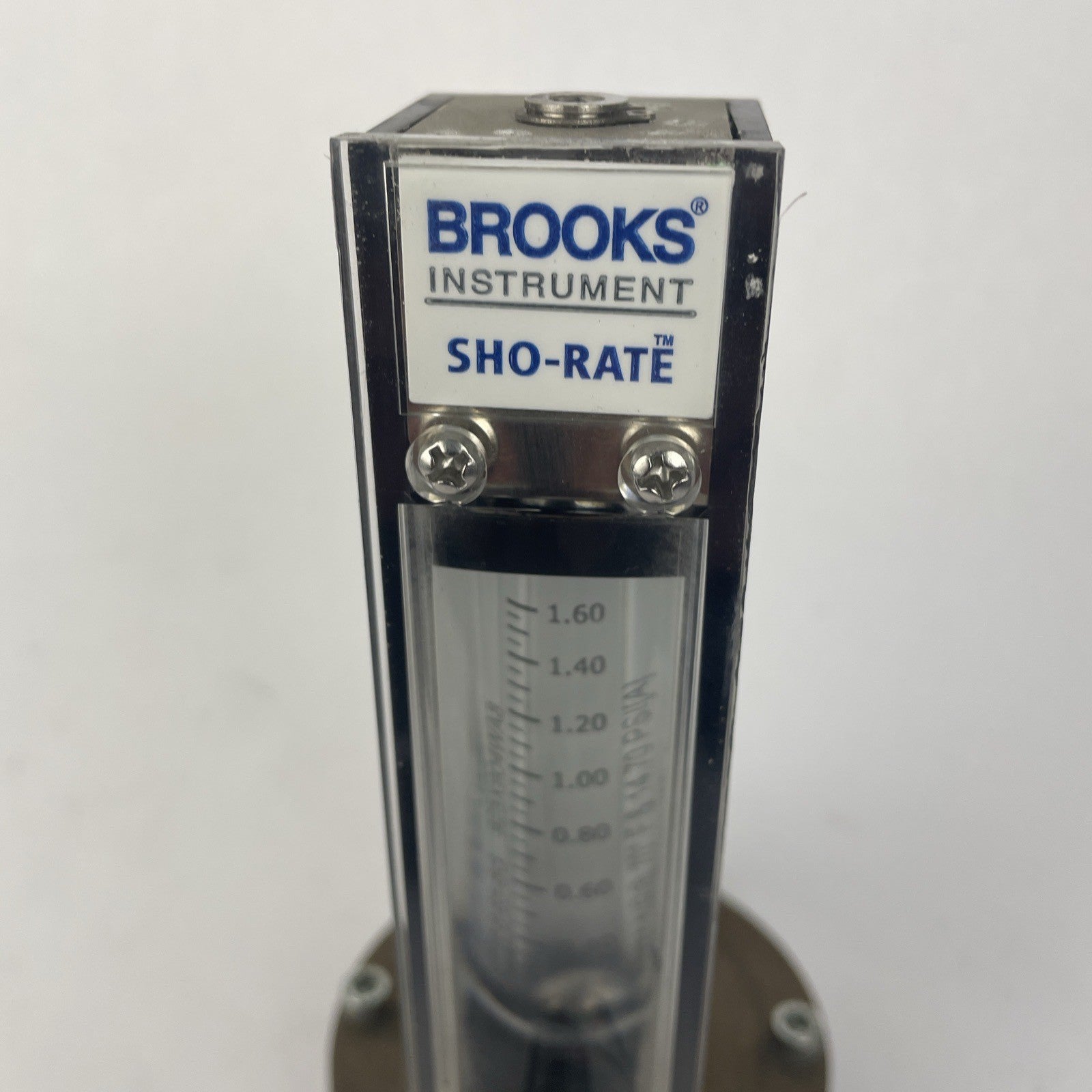BROOKS Instruments SHO-RATE Glass Tube Variable Flow Meter # 1350GBM3BAJQ1AAA