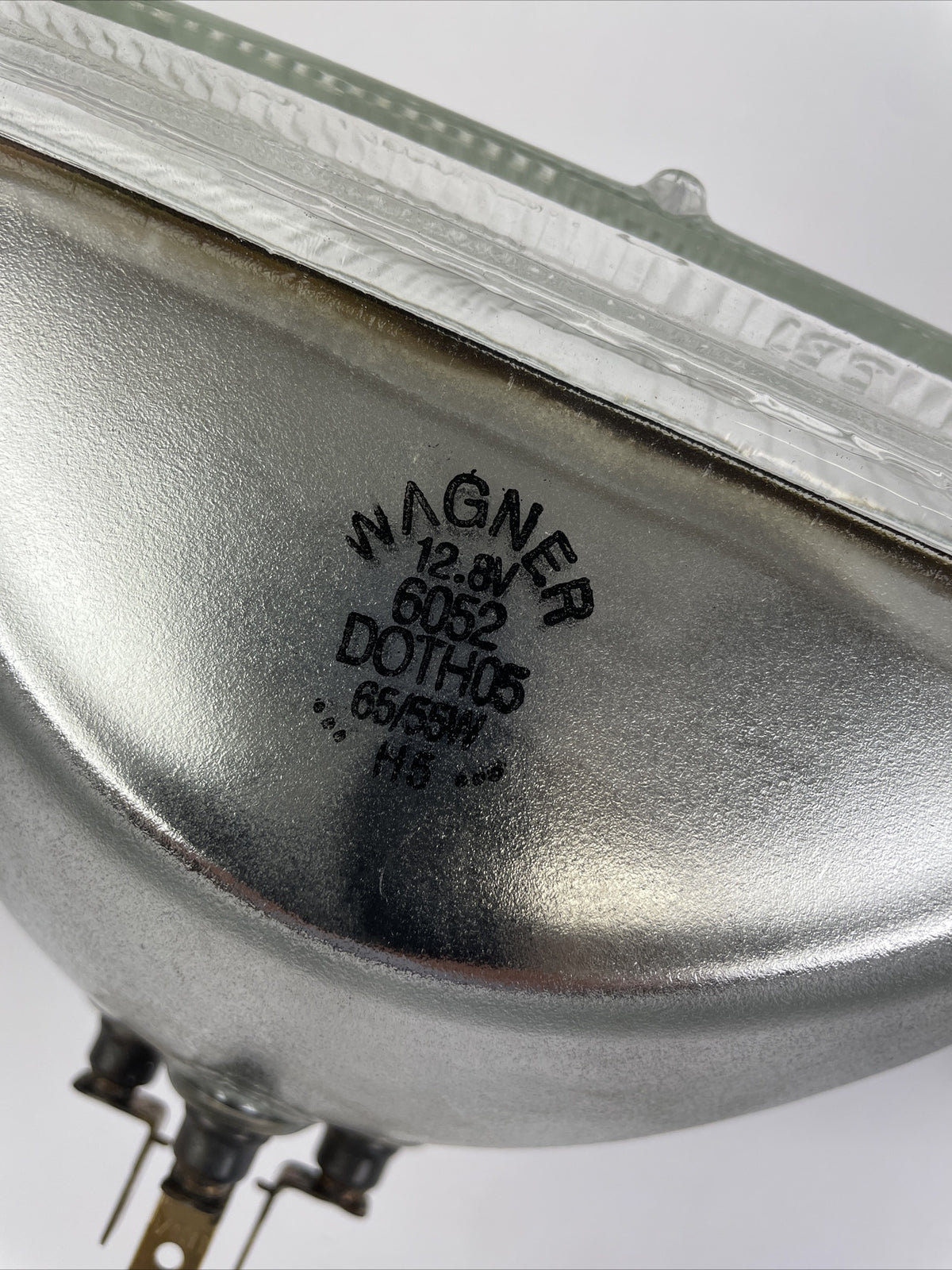 Pair of Wagner 6052 sealed beam headlights with high and low beam function