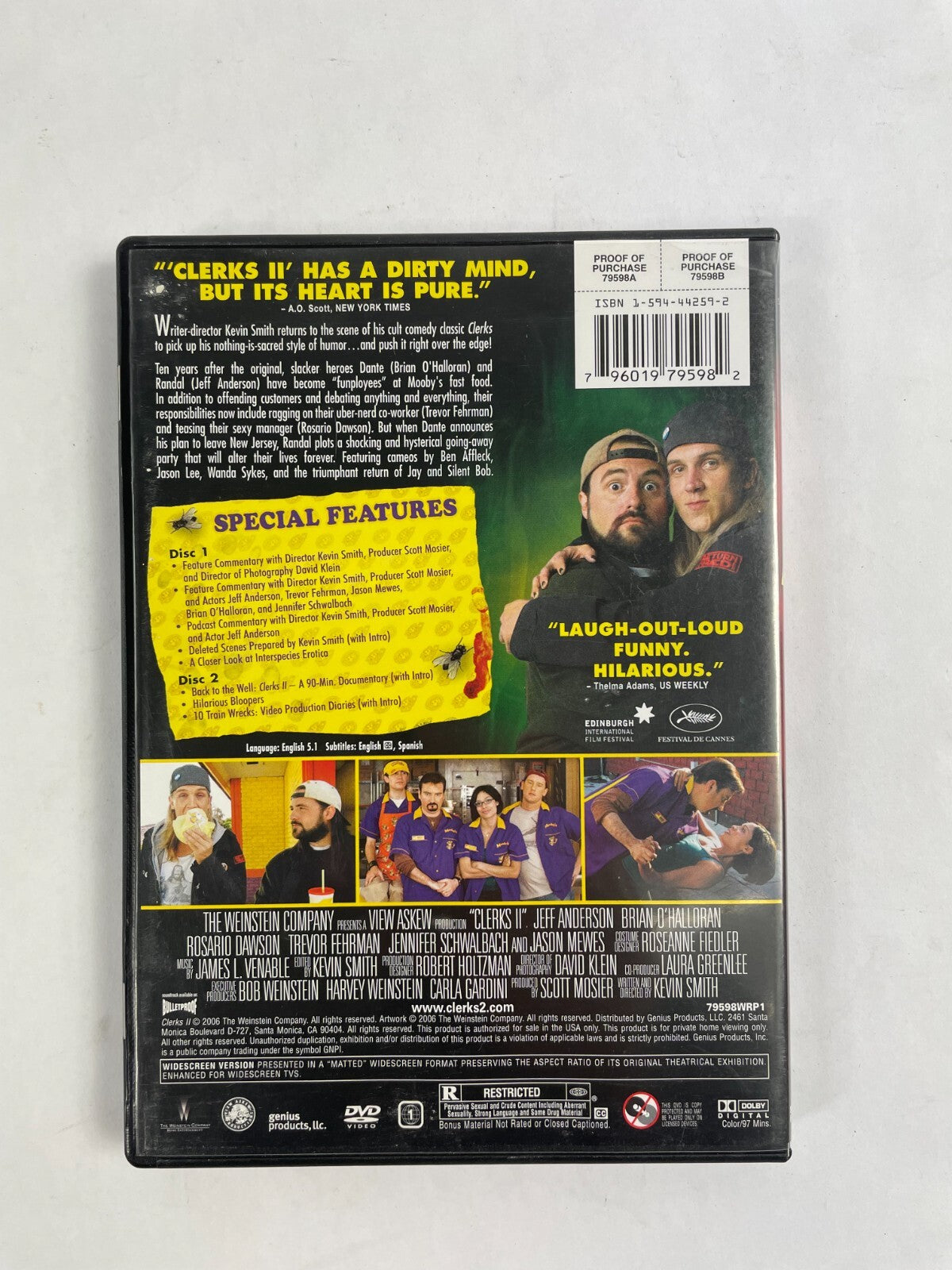 Clerks II Hilarious And Outrageous ! Bill Zwecker, Chicago Sun TimesDVD Movie