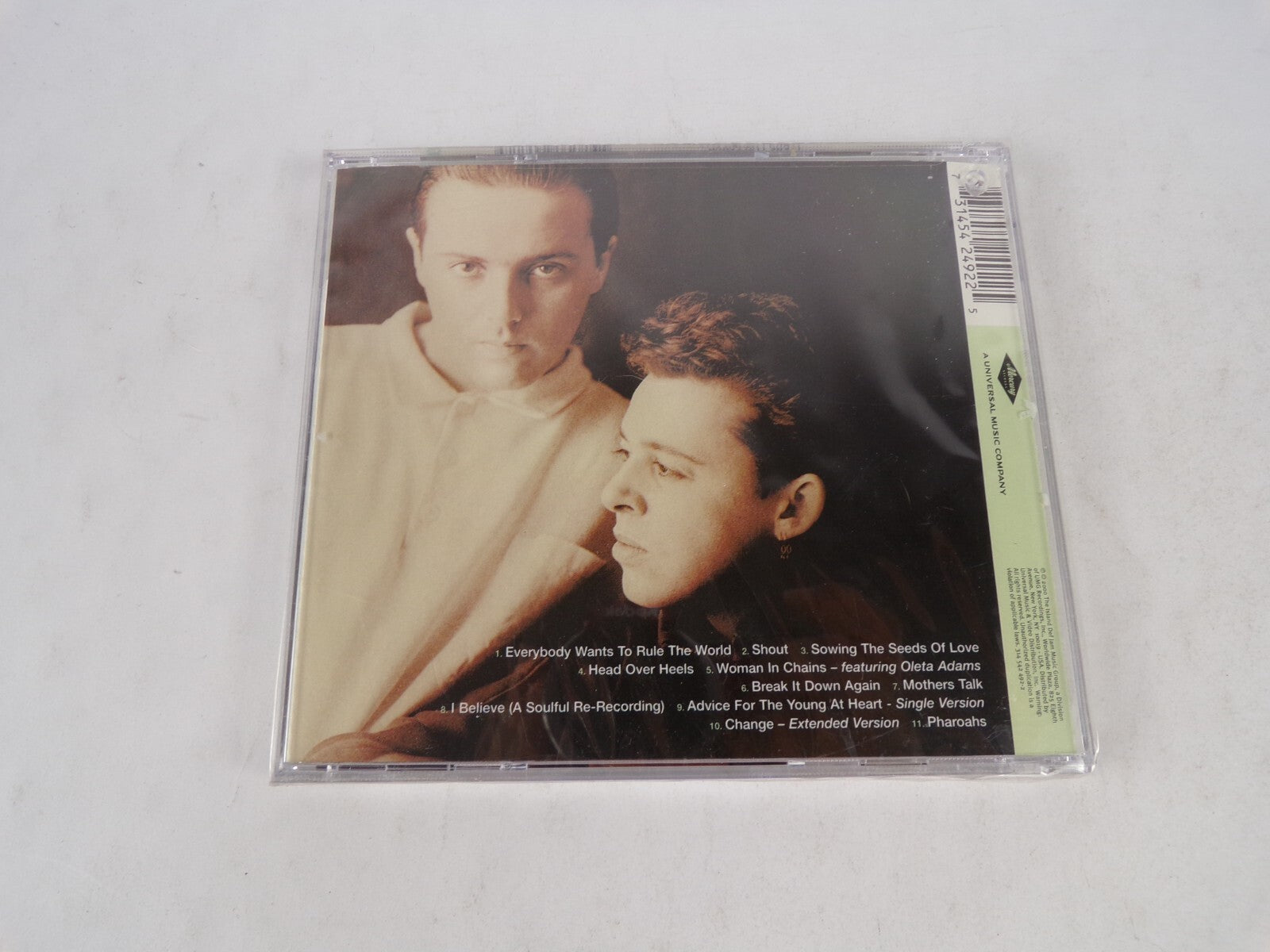 The Best Of Tears For Fears The Millennium Collection Everybody Wants To CD#15