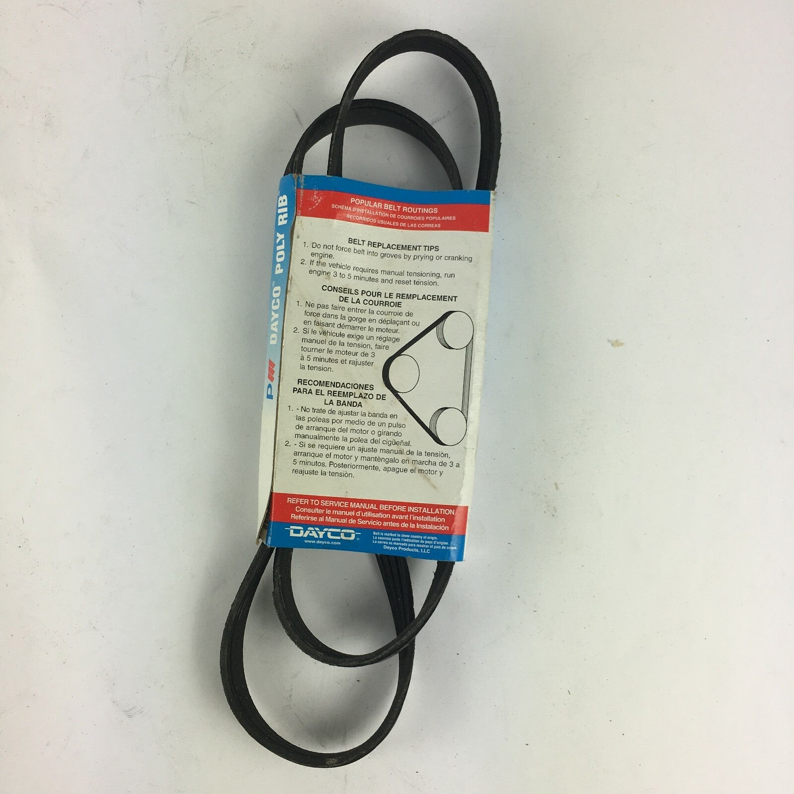 Genuine Dayco Poly Rib Automotive Belt Tensioner 5050486-5PK1235 A10