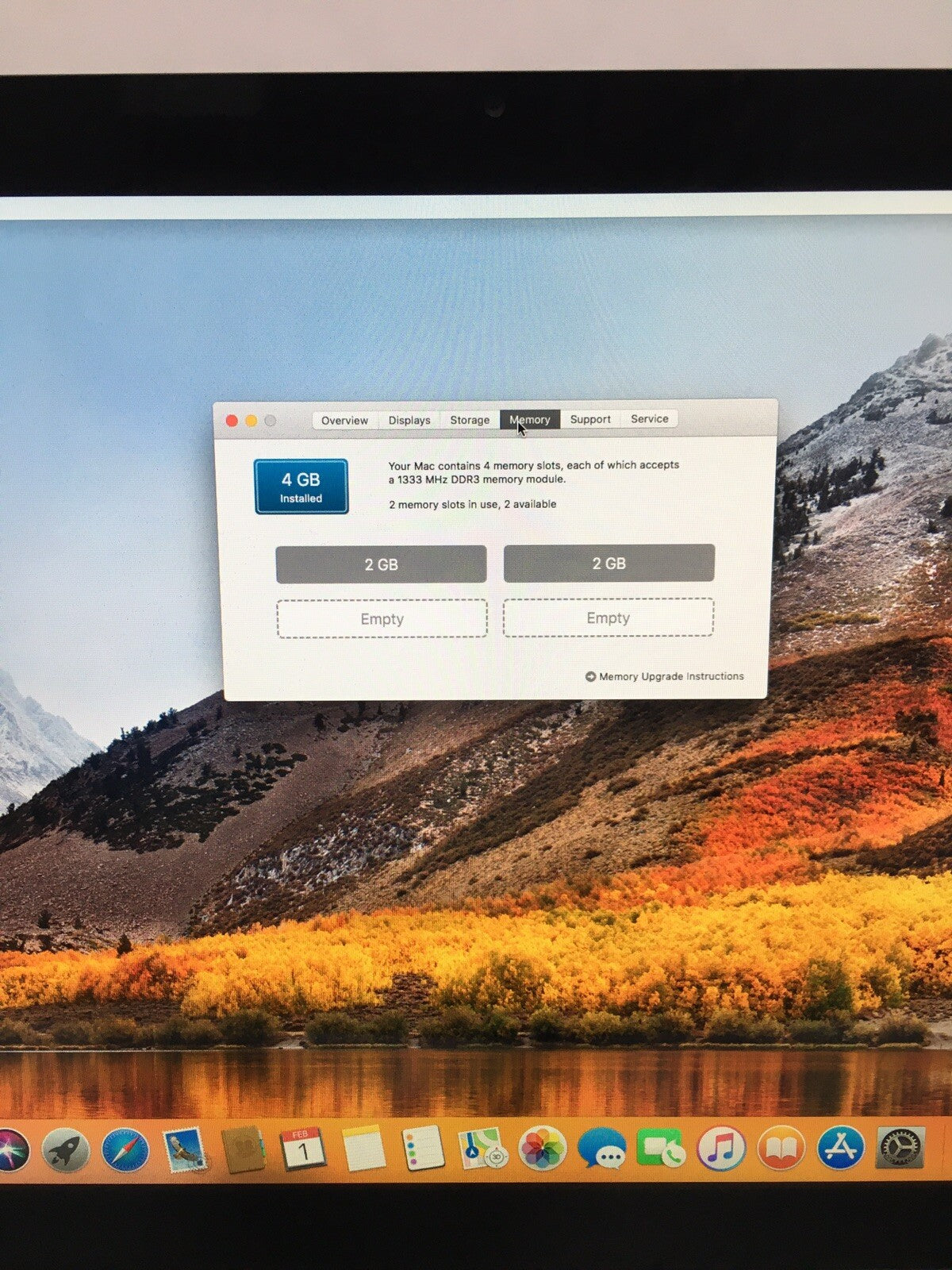 Apple iMac 21.5" A1311 Core I5 2.5GHz 4GB RAM 500GB HDD High Sierra