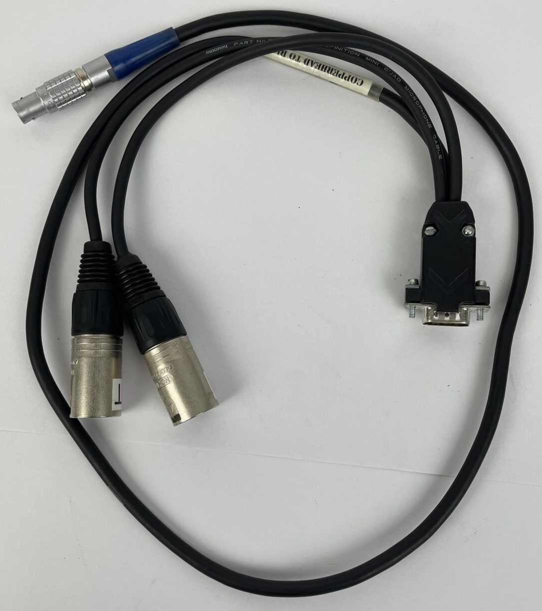 Aphenol 15 Pin Connector 2 x Black Neutrik 3 pin XLR 1 x Lemo 10 Pin Male Cable