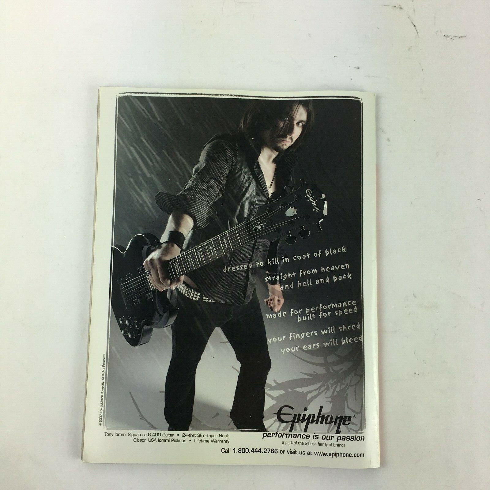 December 2007 Guitar Player Magazine Brad Paisley Paul Gilbert Jeff Beck Elvin
