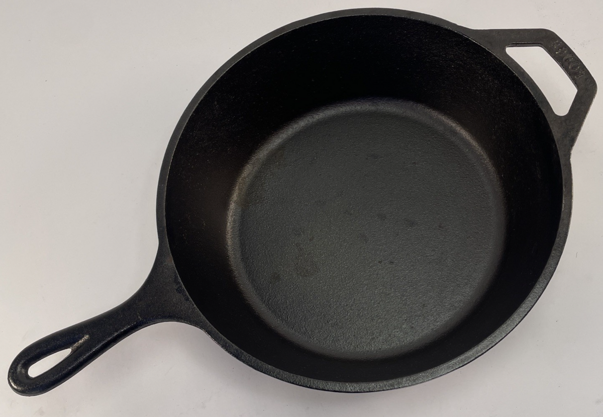 Vintage LODGE USA  8 CF Heavy 10 1/4" Cast Iron Skillet 3” Deep Frying Pan