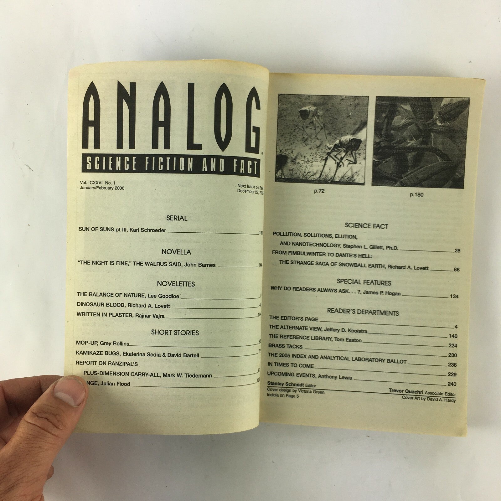 February2006 Analog ScienceFiction FactMagazine The Balance of Nature LeeGoodloe