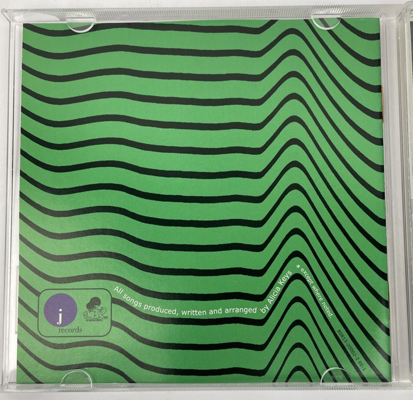 Keys, Alicia : Songs in a Minor : Digital Audio CD 2001 Arista Records - JK