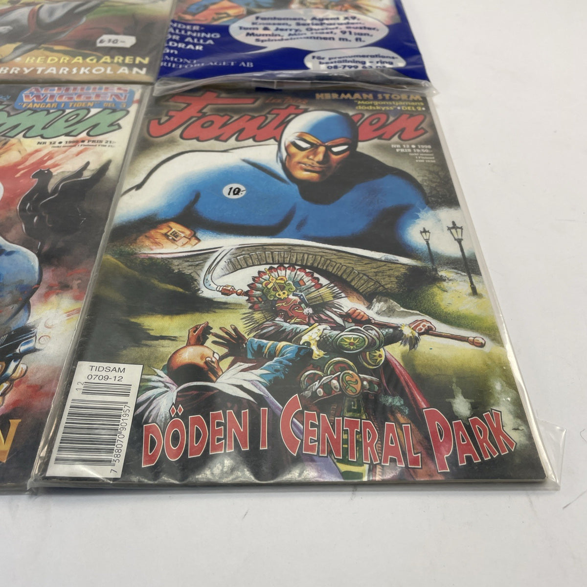 FANTOMEN Swedish Phantom Comic Book Assorted lot of 4 1998 1999 2000