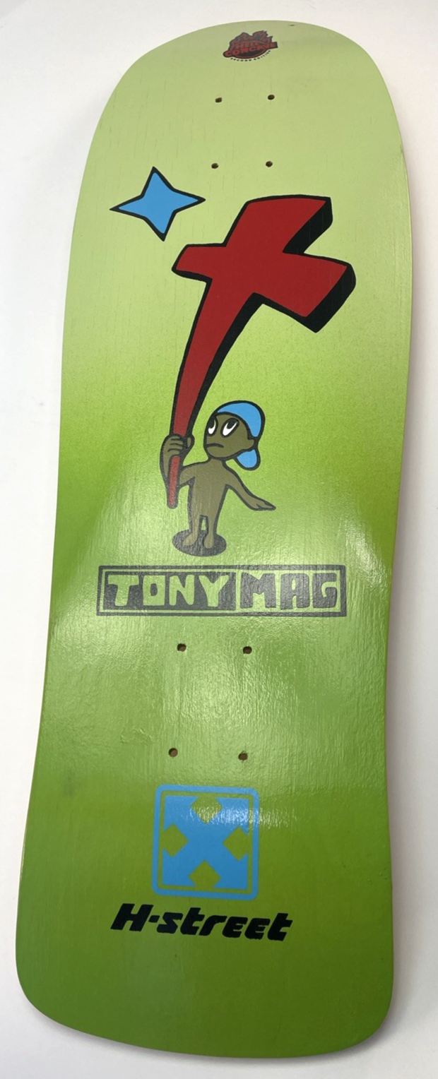 Tony Magnusson H Street Kid And Cross  Reissue 1980s Wood Hell Concave In Shrink