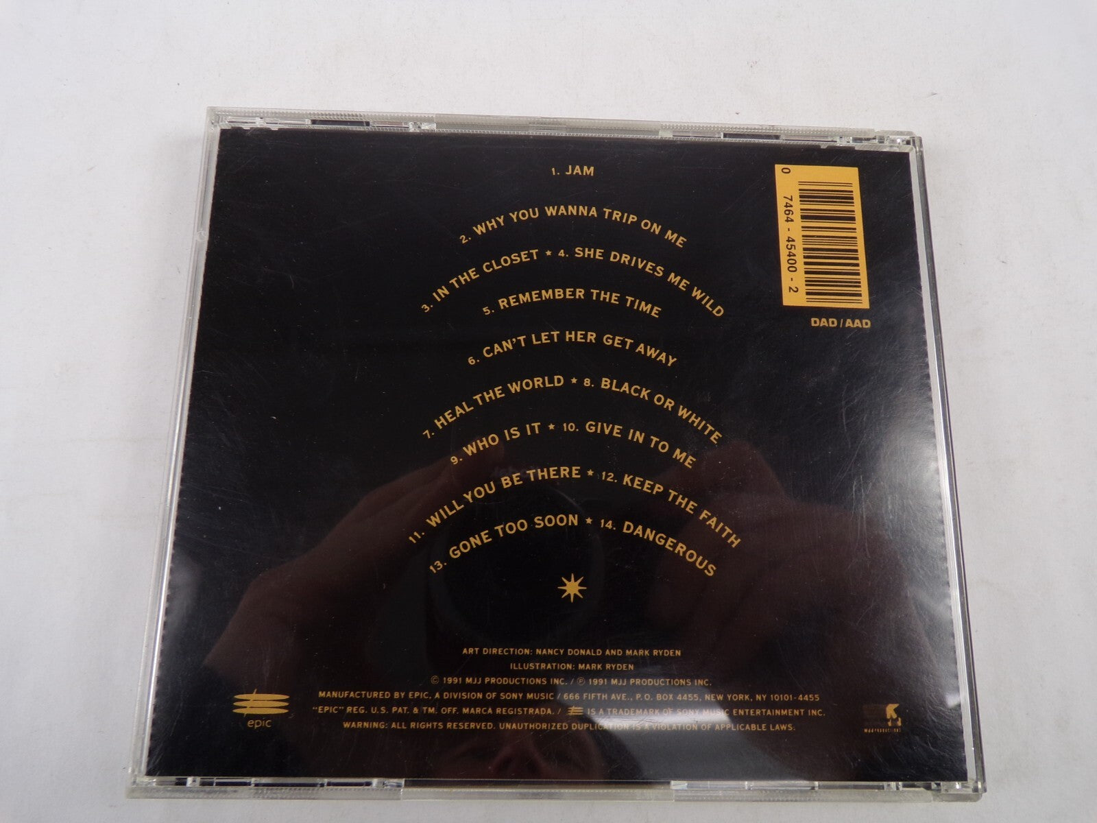 Michel Jackson Jam  Why You Wanna Trip On Me In The Closet CD#57