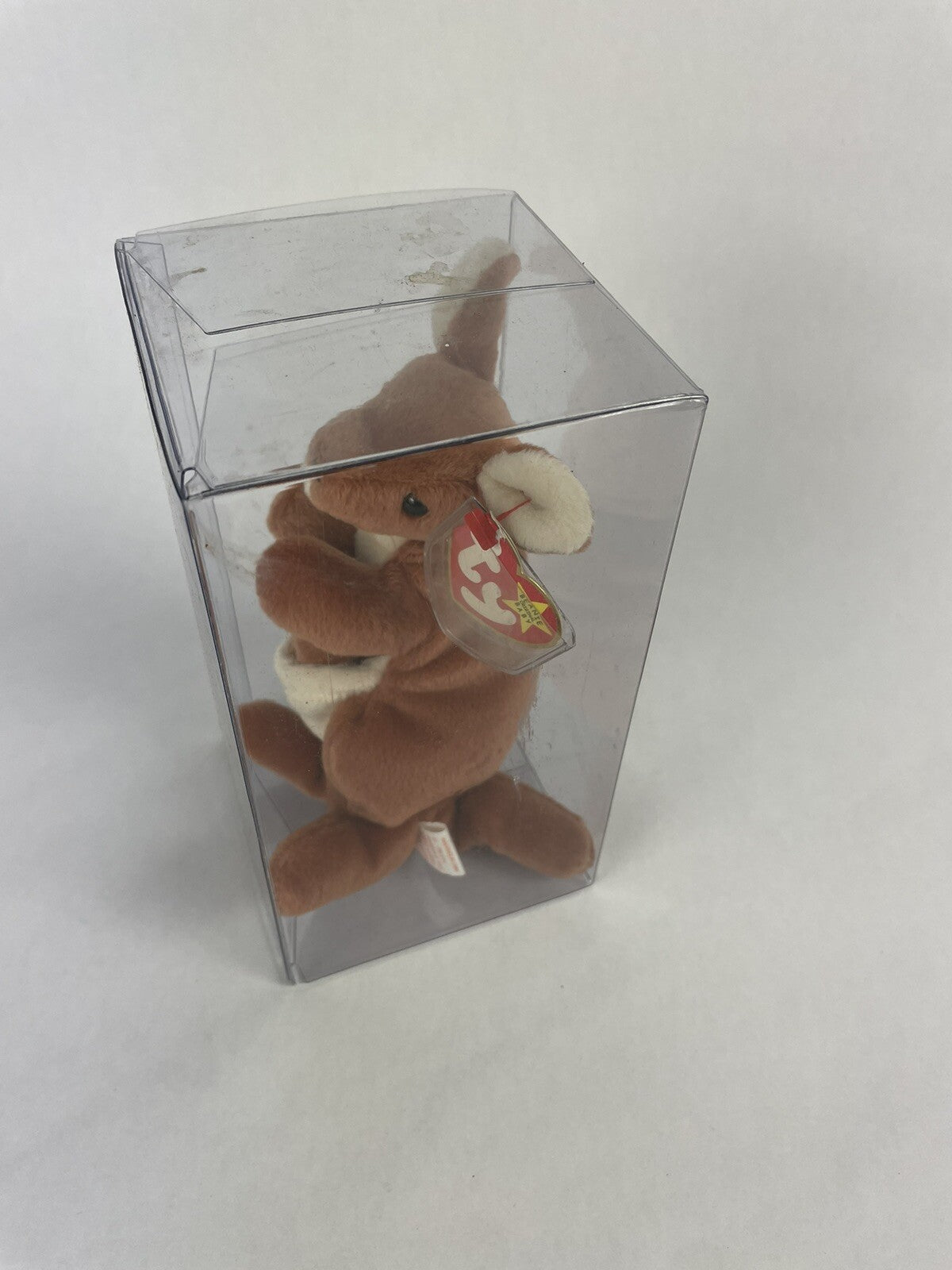 TY Beanie Baby - POUCH the Kangaroo (7 inch) - MWMTs Stuffed Animal Toy 1996