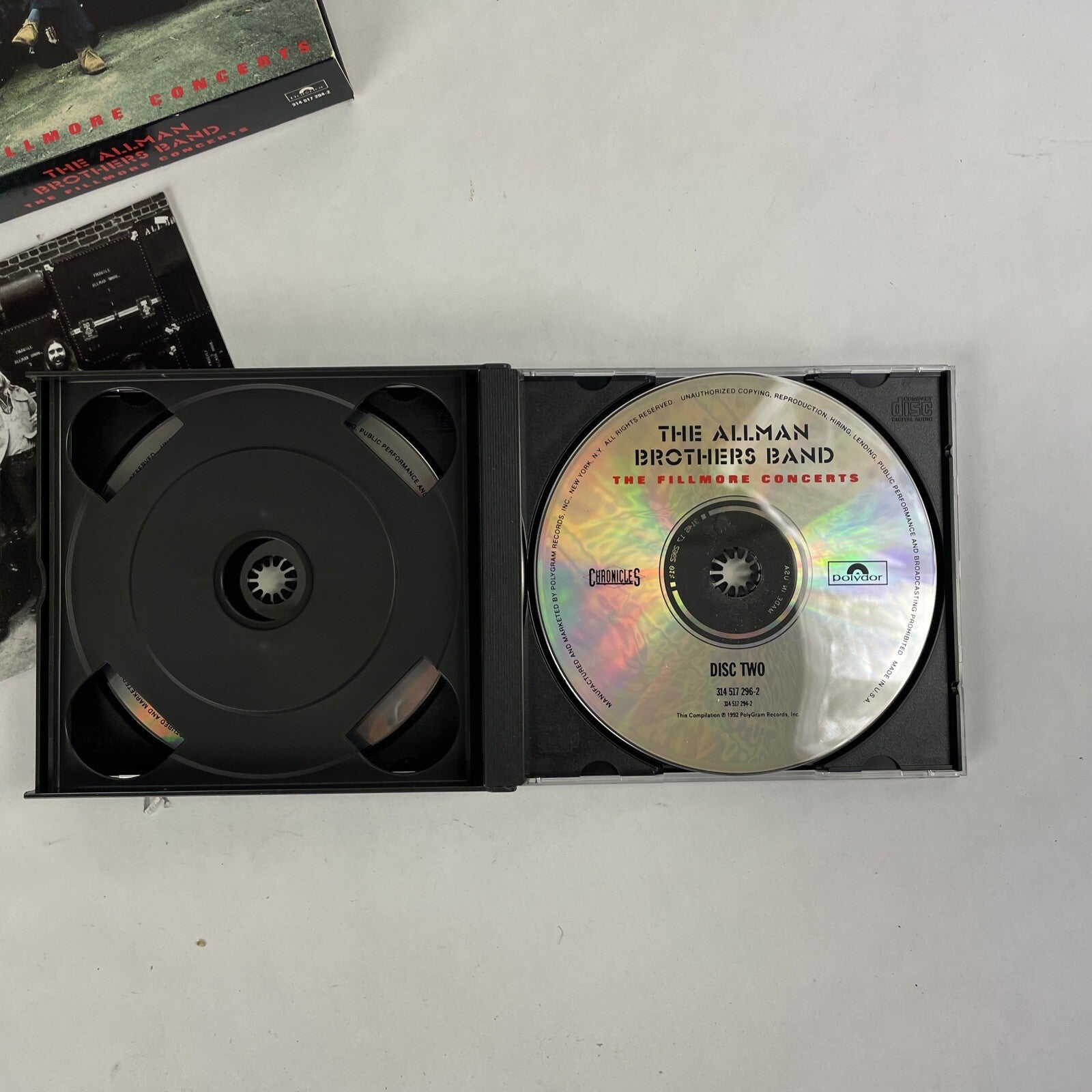 The Allman Brothers Band The Fillmore Concerts 2 CD Box Set (Polydor) #17 