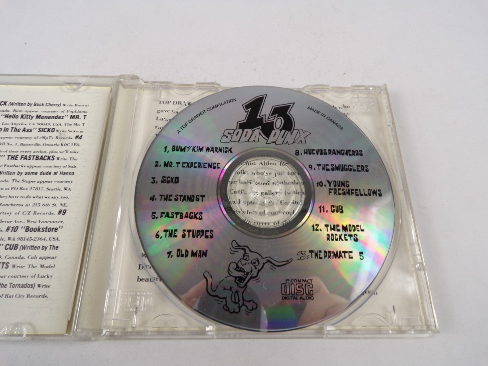A Top Drawer Compilation Bum Kim Warnick Mr. T Experience Sickd The StuppesCD#30
