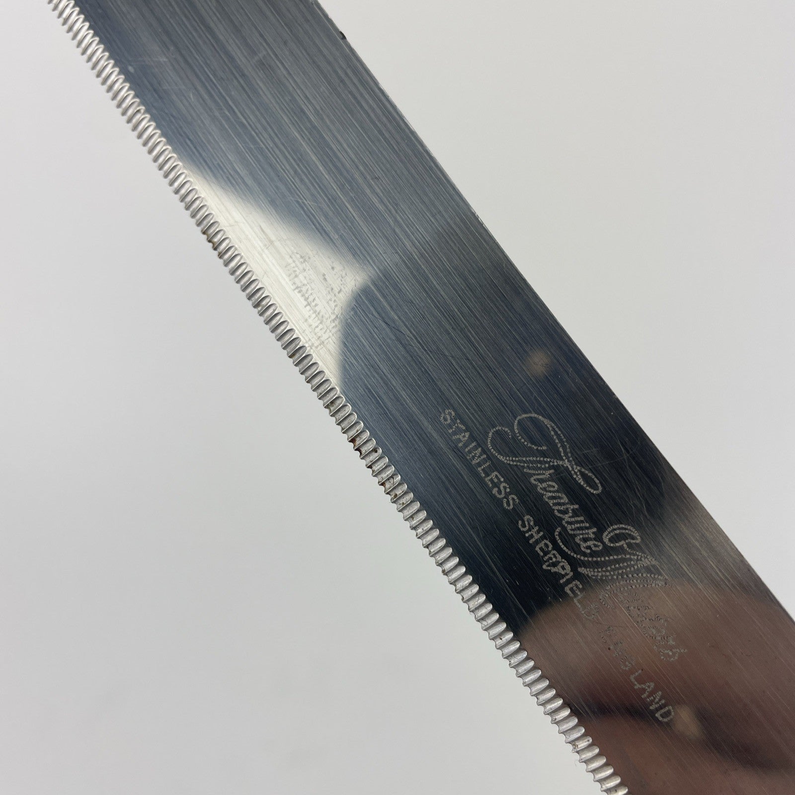 Treasure Masters Bread Cake Knife Stainless Steel Made In Sheffield England VTG