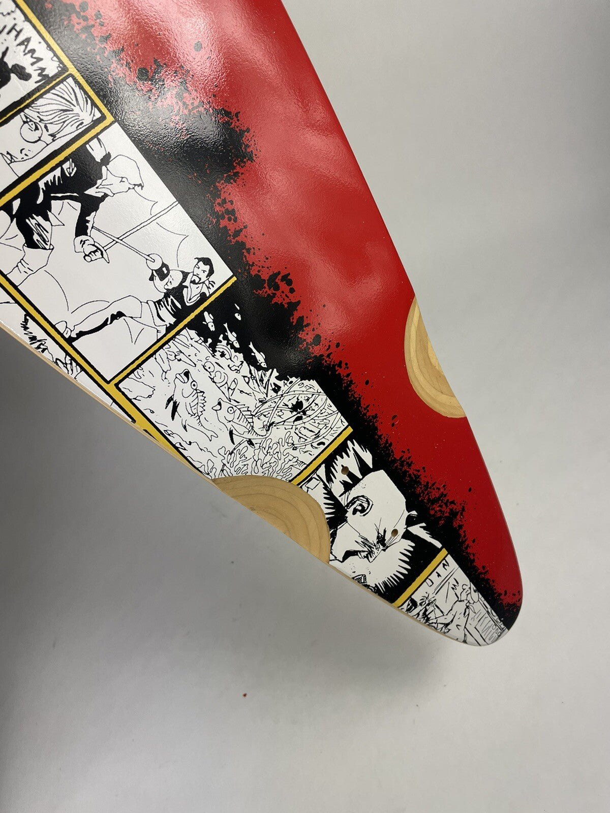 Frite Alors! pintail downhill skateboard deck 8.75 x 39.125 inch 8-ply maple top mount longboard.
