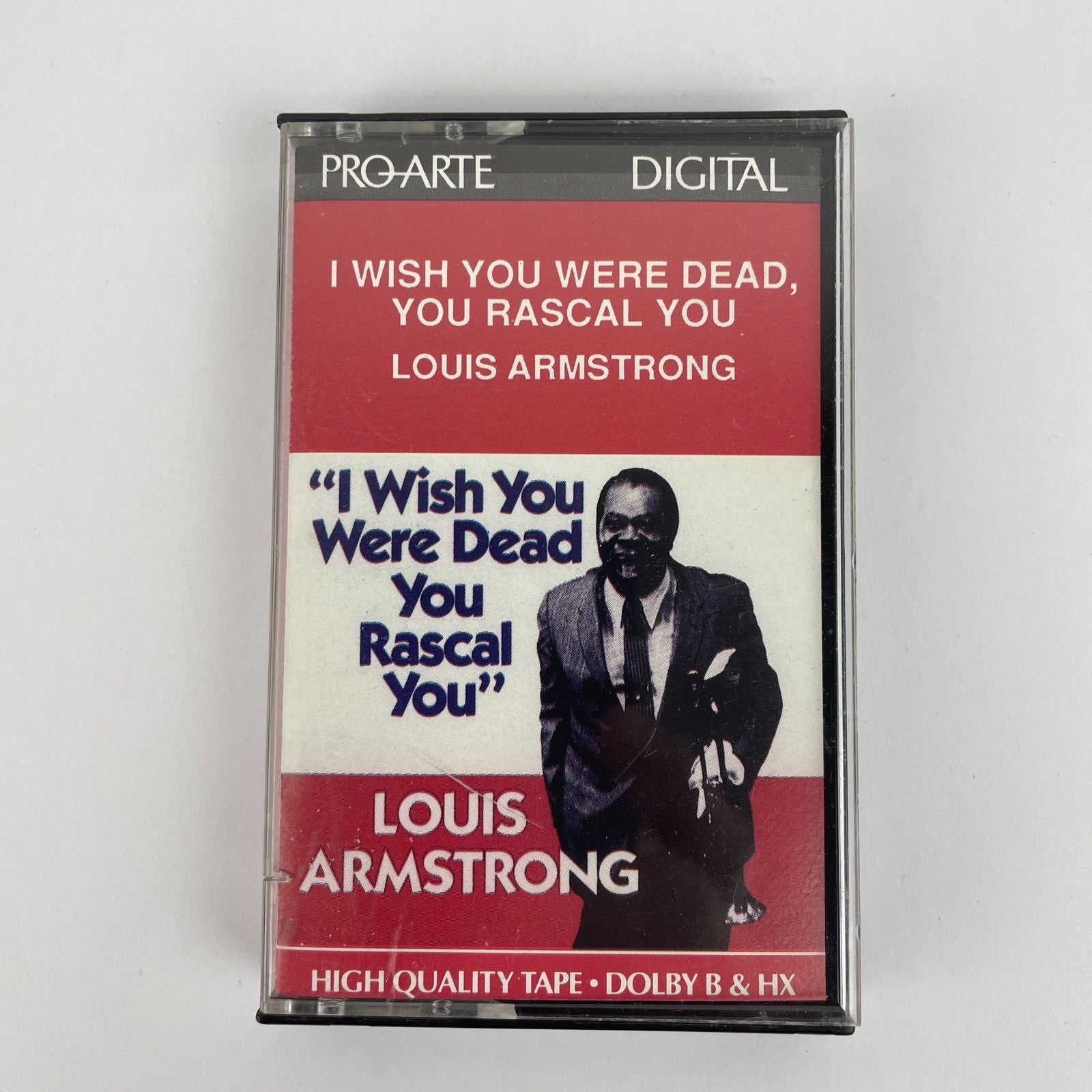 "I Wish You Were Dead You Rascal You" Louis Armstrong Cassette PCD 439 PROARTE
