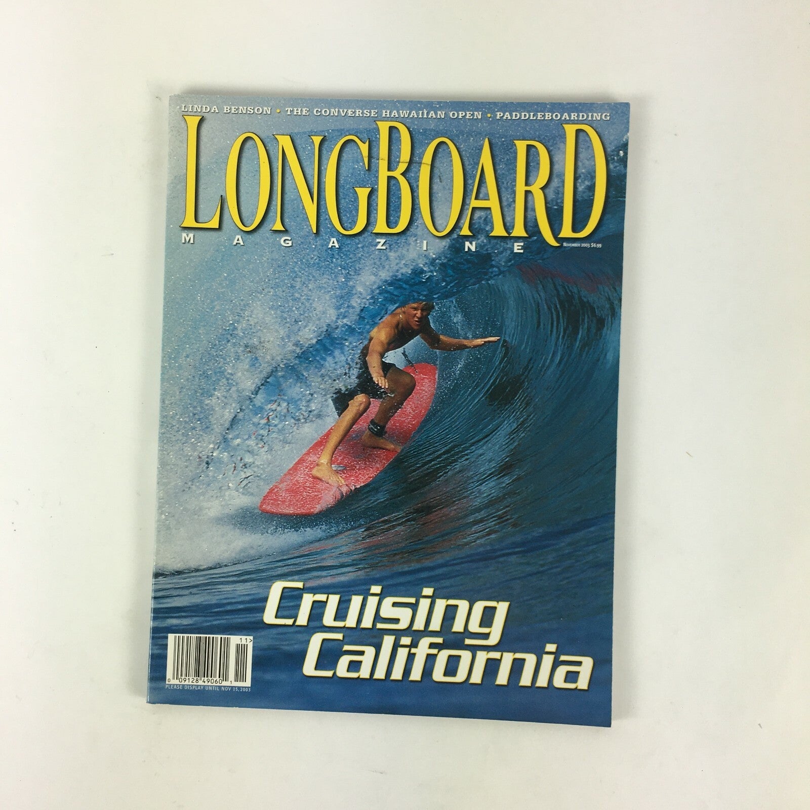 November 2003 Longboard Magazine Cruising California Linda Benson