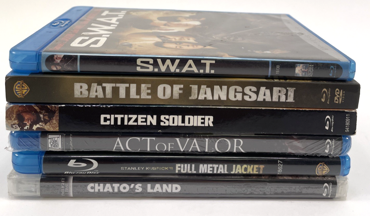 War Movies Blu-ray Lot (6) Act of Valor, Citizen Soldier, Battle of Jangsari +