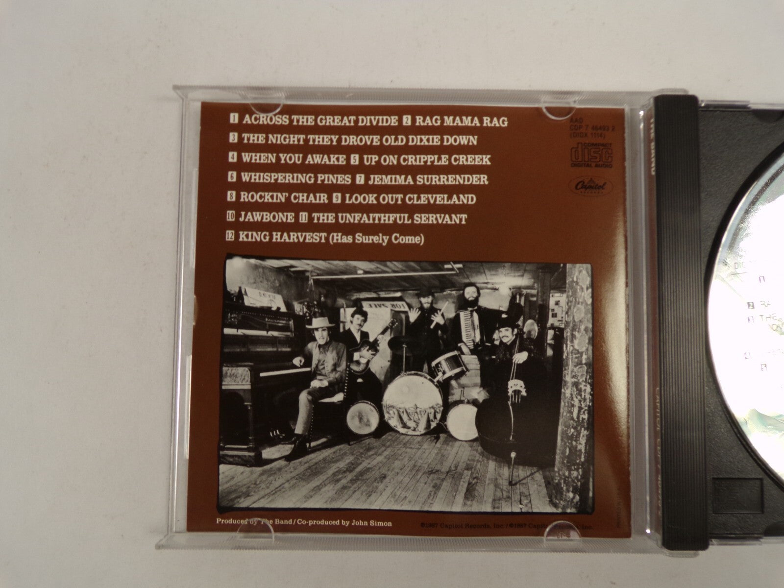 The Band Across The Great Divide Jawbone King Harvest Rockin' Chair CD#44