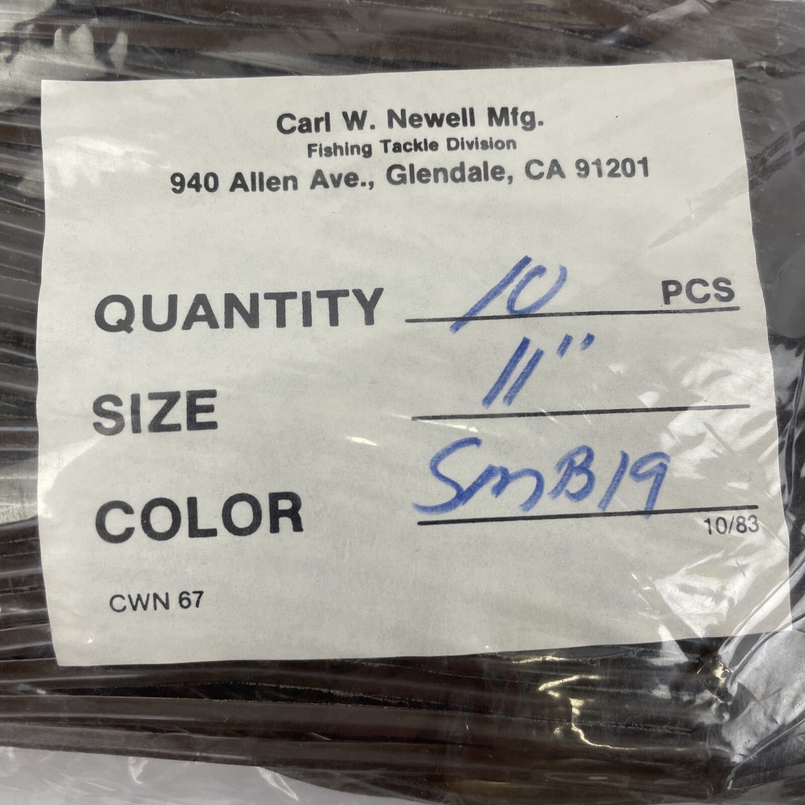 Newell MFG. Fishing Skirts 10 Pack Offshore Trolling Lure Tuna Marlin Wahoo BRWN