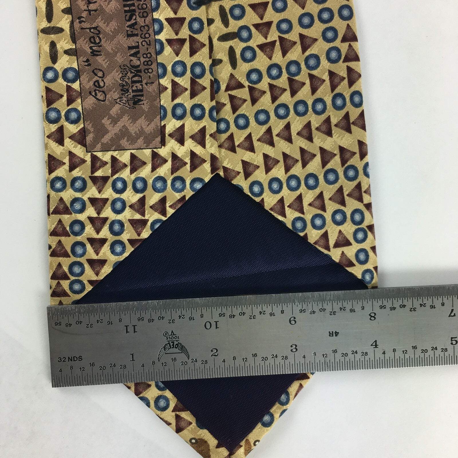 Genuine Medical Fashions Silk Handmade Stylish Formal/Casual Tie Solid Colour