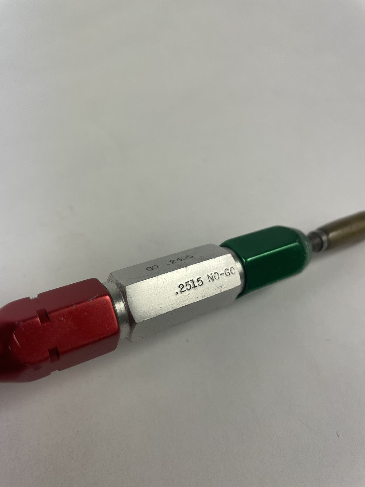 Reversible Plain Go NoGo Pin Plug Gage Gauge with handle X= .2495 & .2515