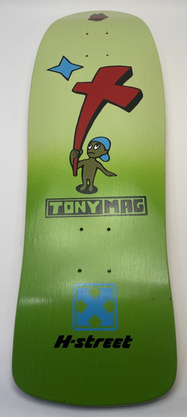 Tony Magnusson H Street Kid And Cross  Reissue 1980s Wood Hell Concave In Shrink
