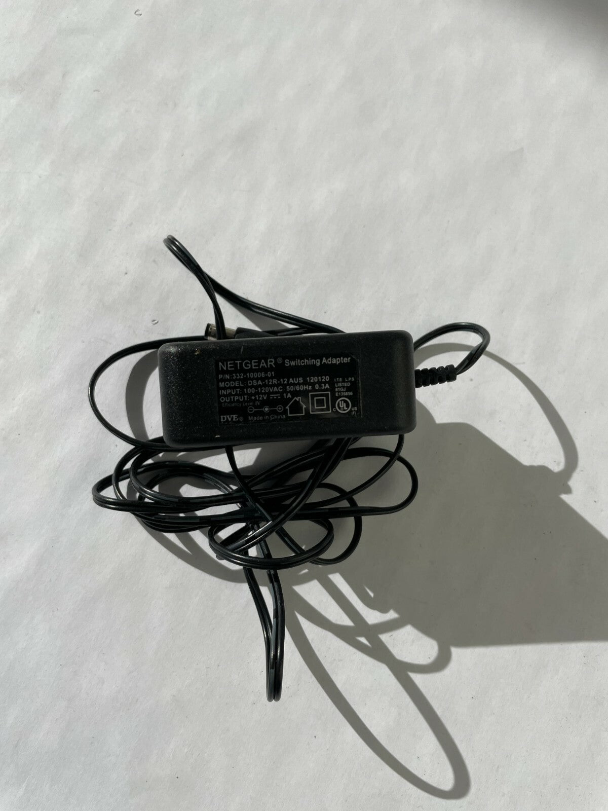 Genuine Netgear DSA-12R-12AUS 120120 Output 12 V 1 A Power Supply Adapter A81