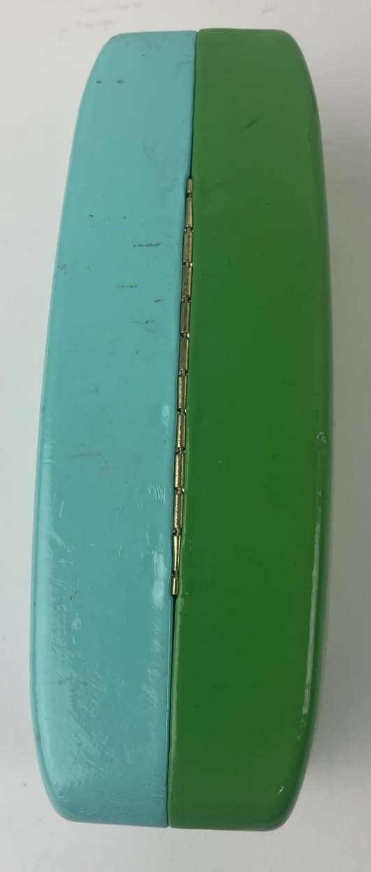 Kate Spade Glasses Sunglasses Case Blue Green Designer New York Hard Shell Felt