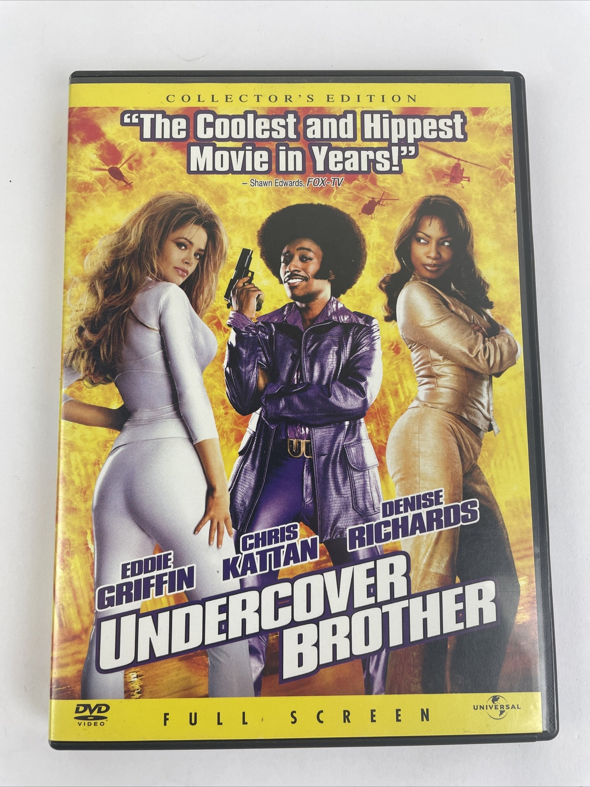 Undercover Brother ~ Full Screen Collector's Edition ~ DVD 2003 ~ Eddie Griffin