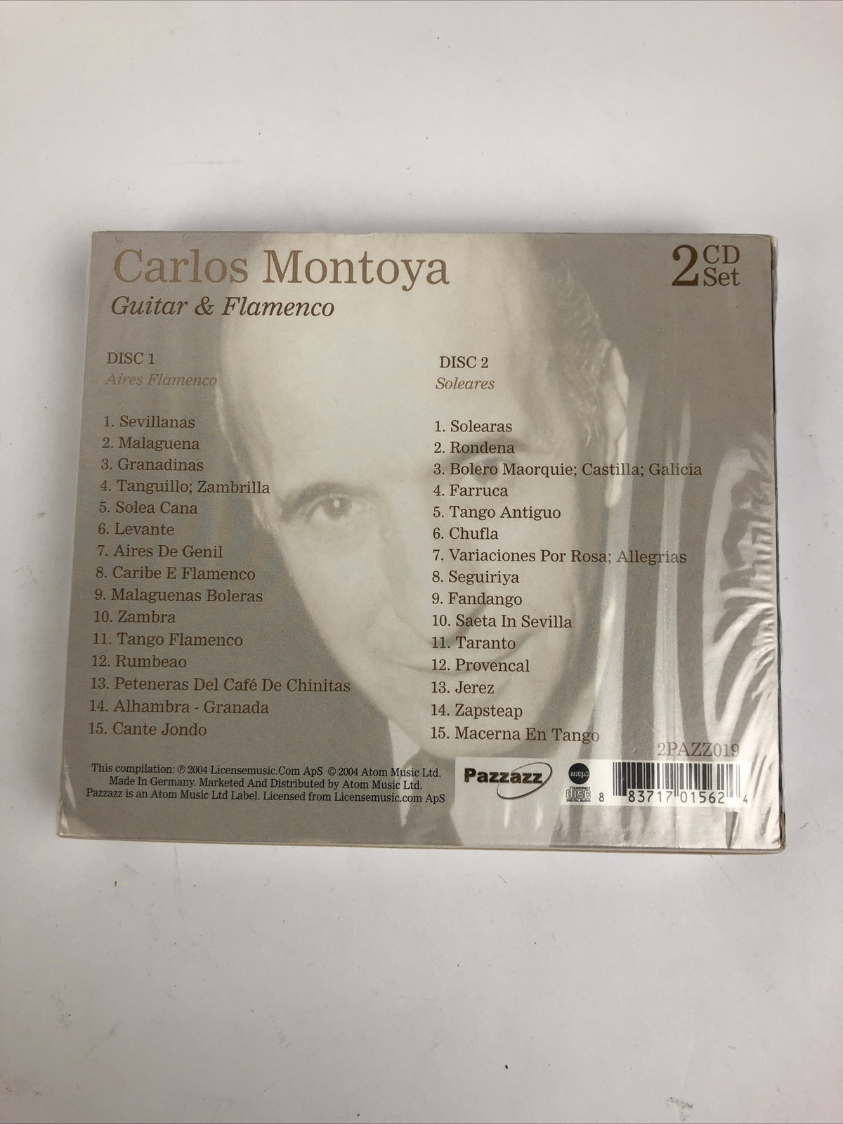 CARLOS MONTOYA - GUITAR & FLAMENCO - 2004 MADE IN GERMANY 2 DISC CD BOX SET #11
