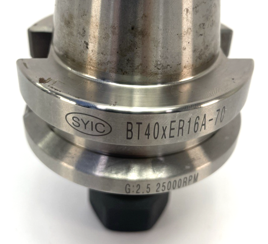 Techniks SYIC-16151 BT40xER16A-70 Collet Chuck G2.5 25000 rpm w Maritool Stud