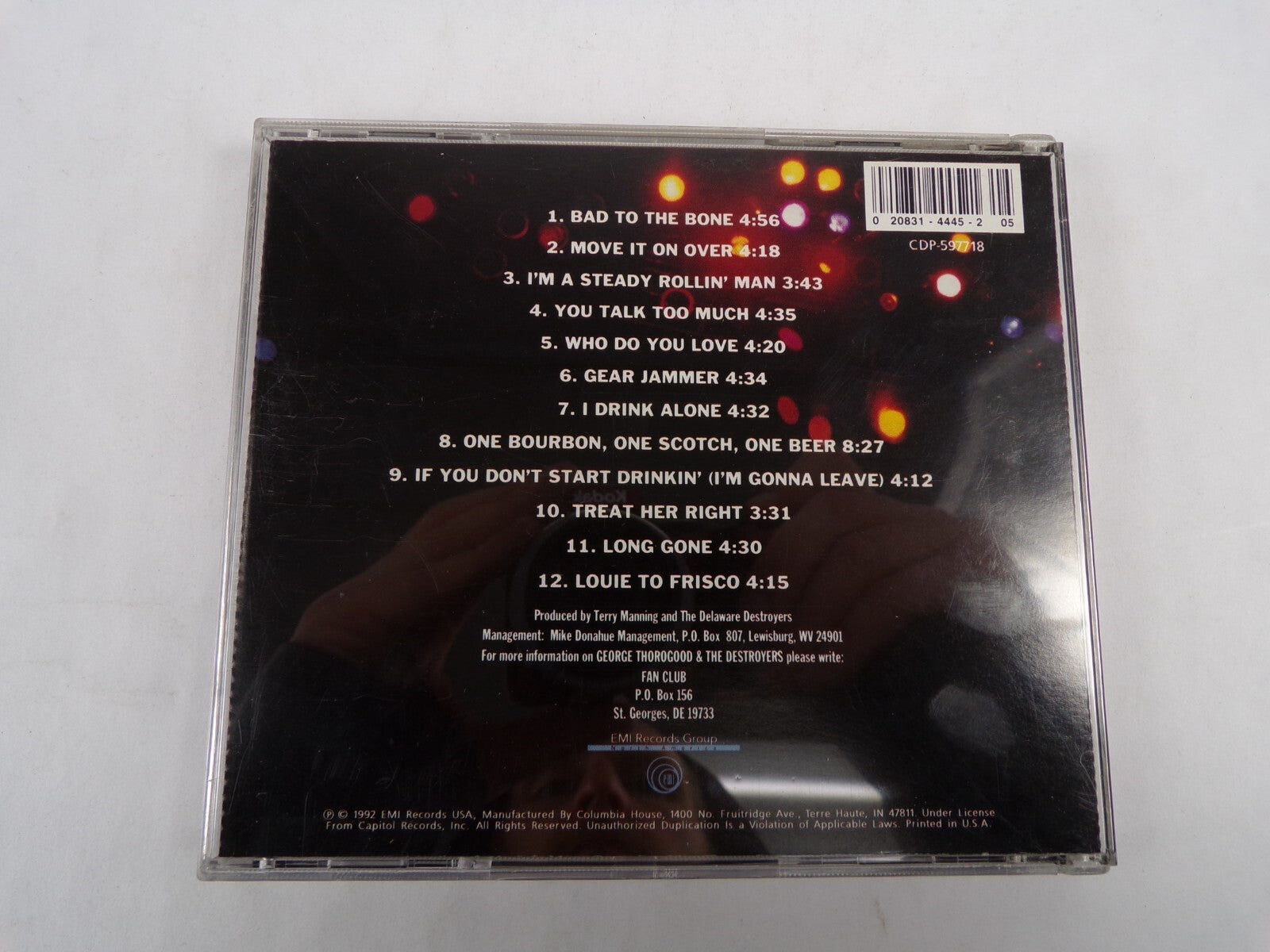 George Thorogood And The Destroyers The Baddest Of George Thorogood CD#55