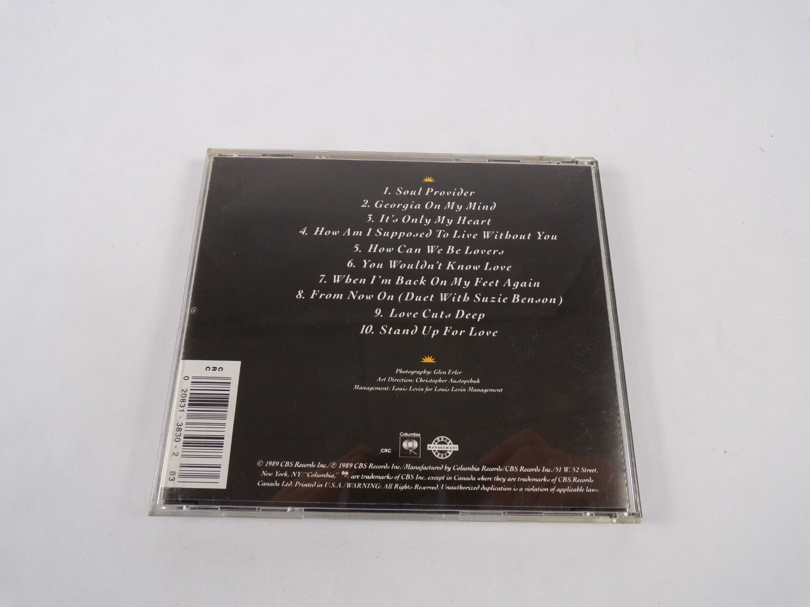 Michael Bolton Soul Provider Georgin On My Mind It's Only My Heart How Am CD#46